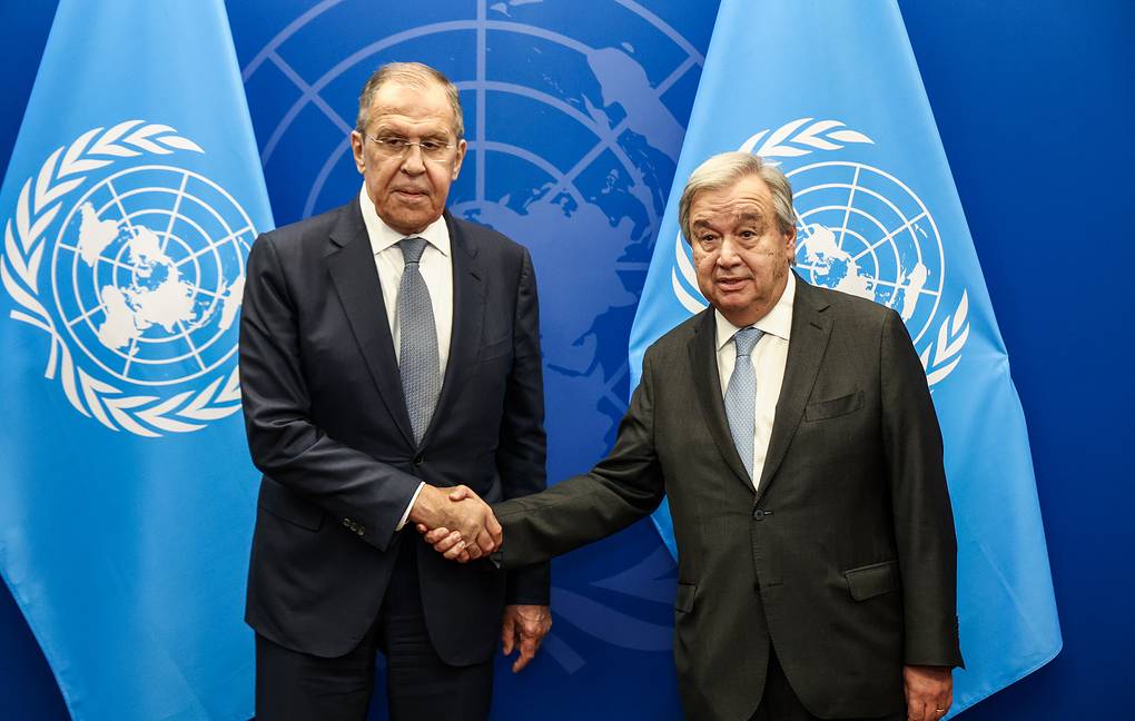 Guterres discusses Ukraine, Washington’s UN obligations with Lavrov