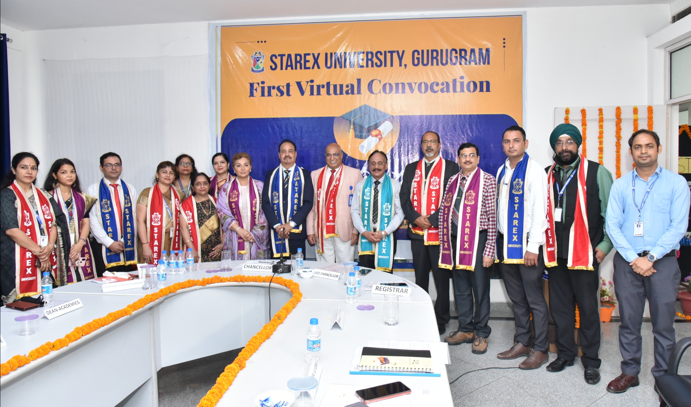 Starex University Gurugram organized First Virtual Convocation