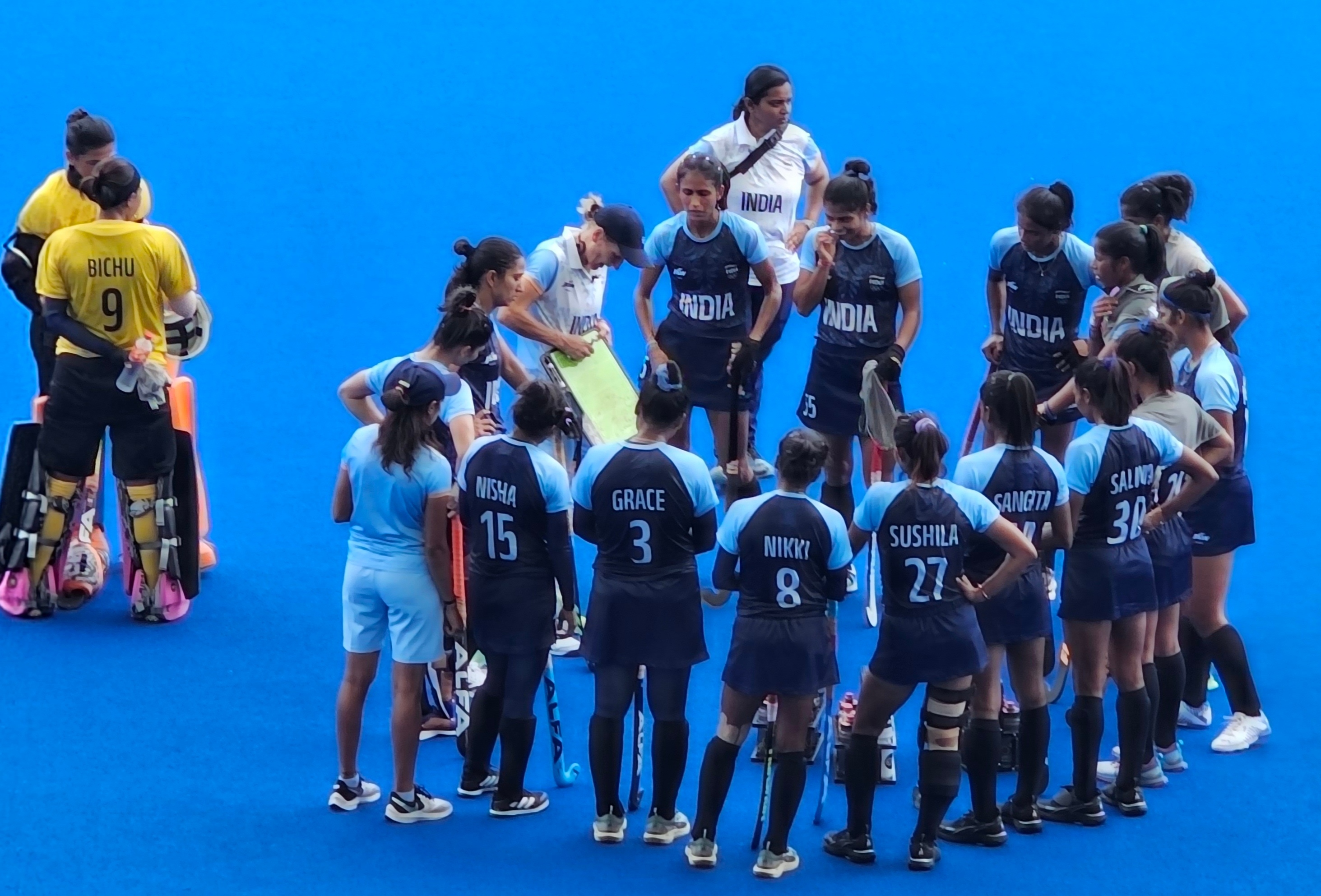 Indian Women's Hockey Team kicks off their Asian Games campaign with a commanding 13-0 victory against Singapore