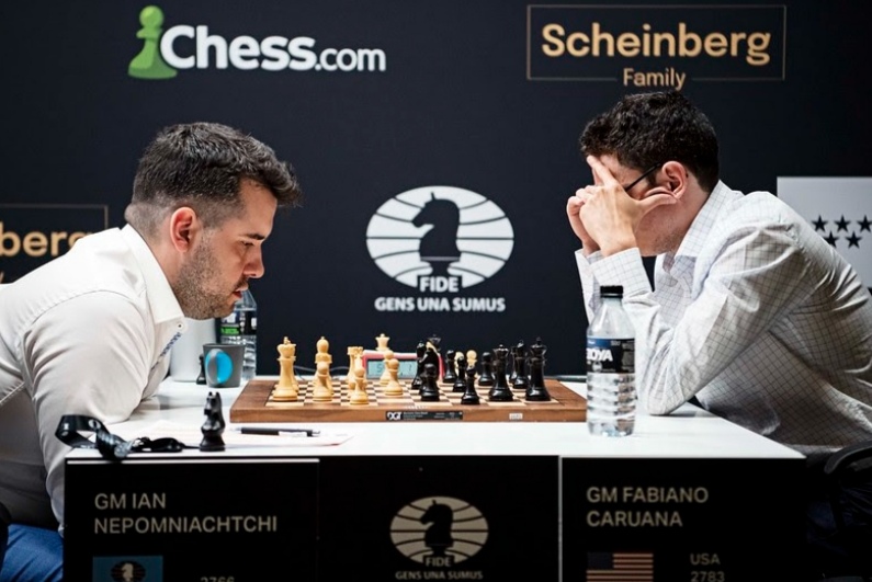 Nepomniachtchi Closer To Victory After Drawing With Caruana 