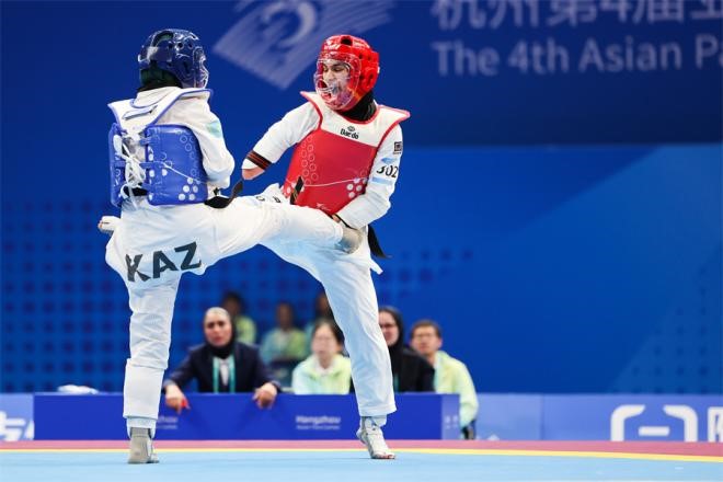 Iran and China win golds in Women's K44 of Taekwondo at Asian Para Games 2023