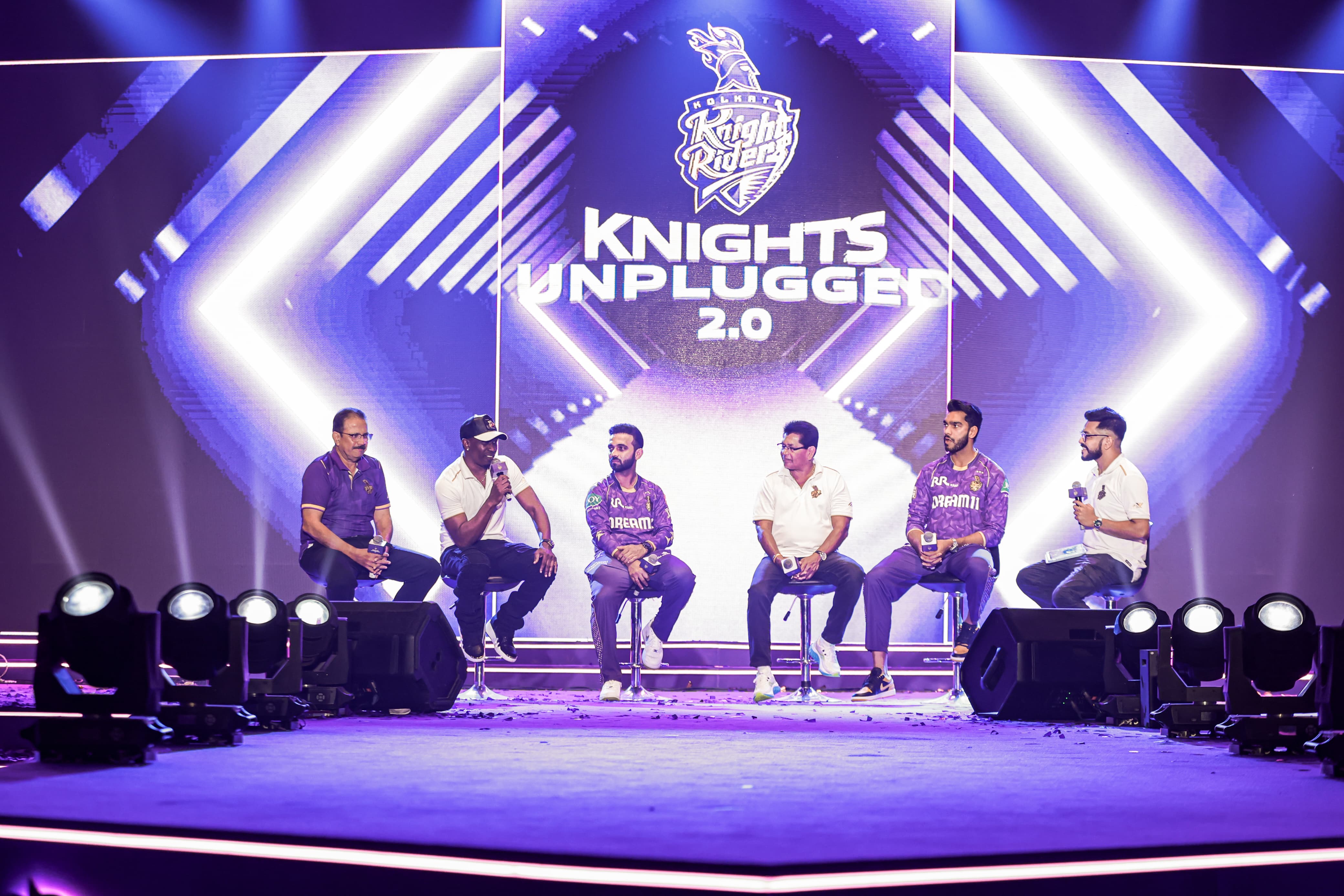 KKR stars assemble at the Knights Unplugged 2.0