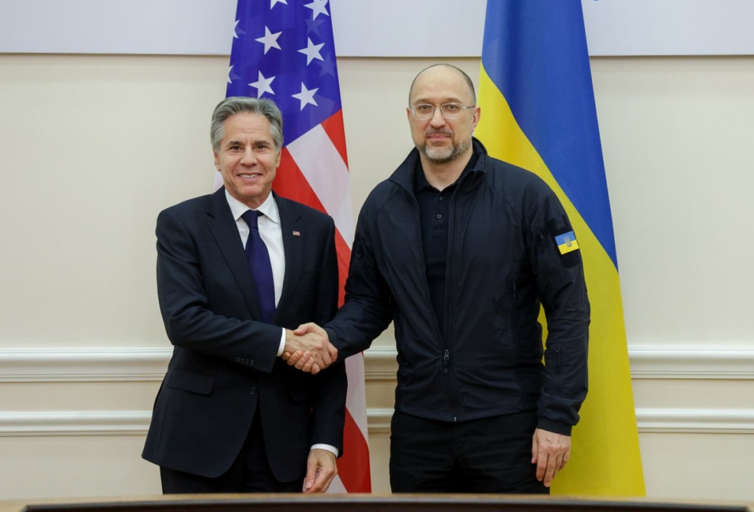 Ukrainian Prime Minister discussed another military aid package worth $400M with U.S. Secretary