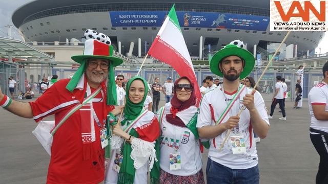 NEVER SAW FANS POURING FROM IRAN, MORACCO & KAZHGI