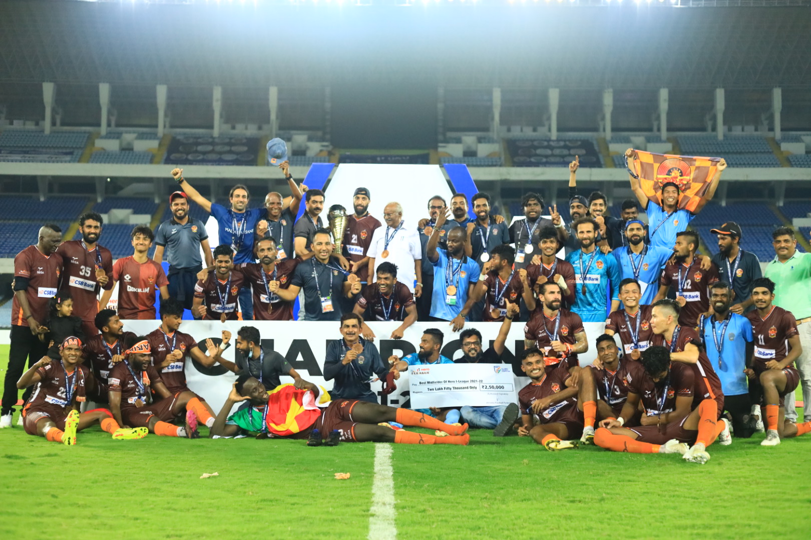 #HeroILeague - Gokulam Kerala FC become first team