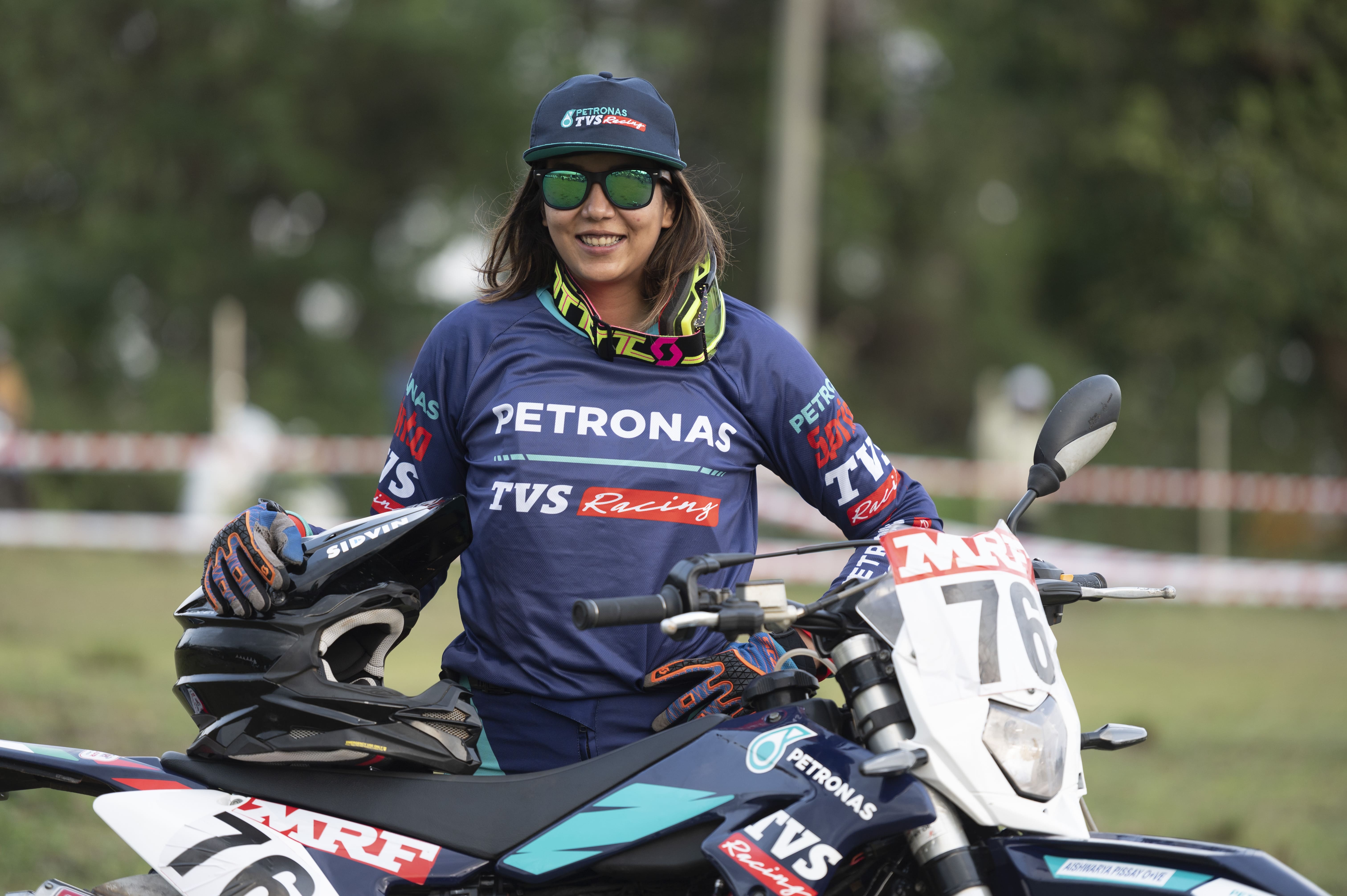 PETRONAS TVS Racing factory rider Aishwarya Pissay begins title defence in style