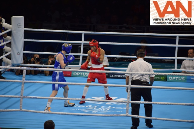 Mery Kom punches won the GOLD against Northern Ire