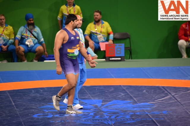 Sumit won GOLD in 125 kg wrestlng