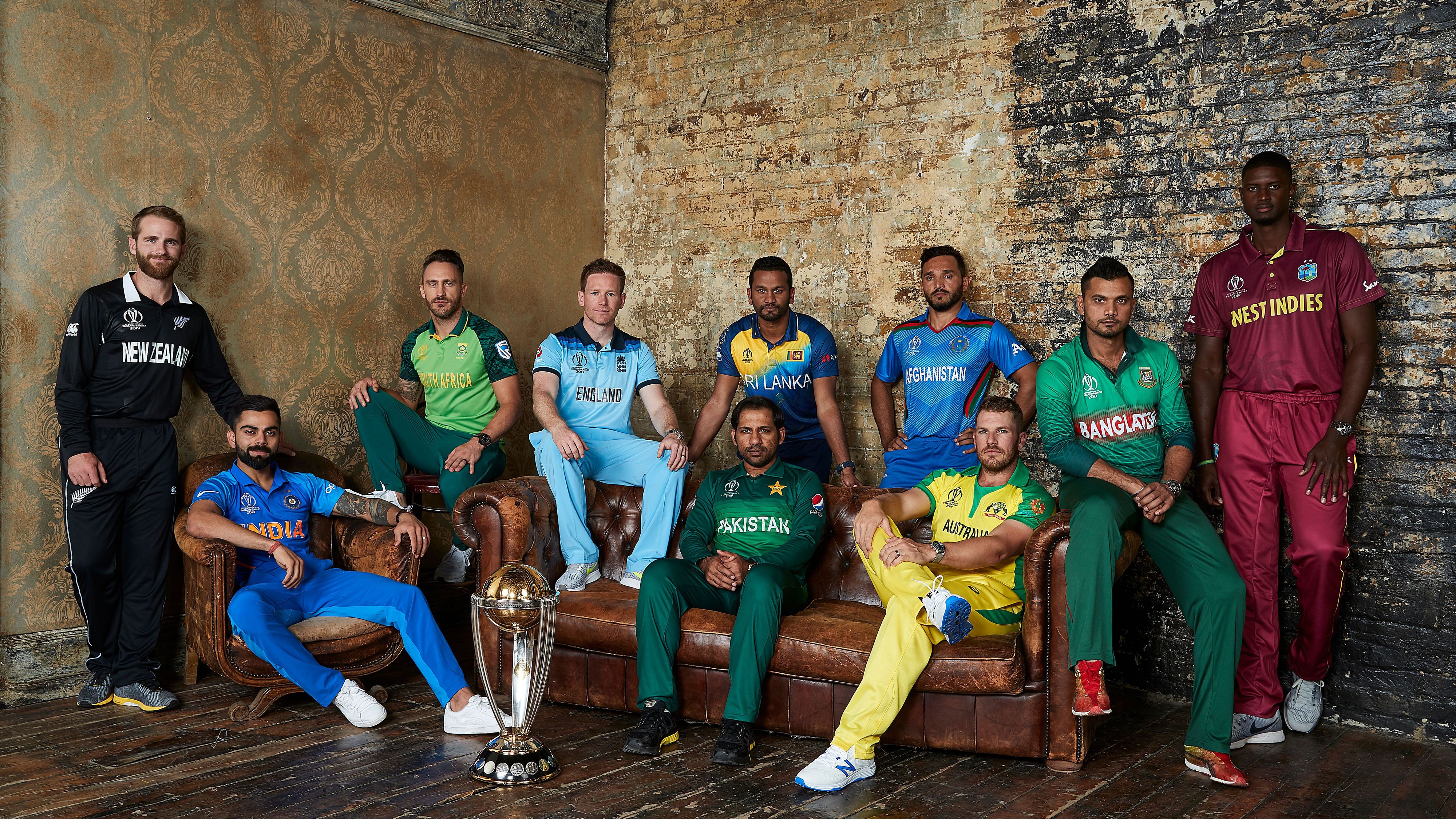 Captains of all teams of ICC Cricket World Cup 201