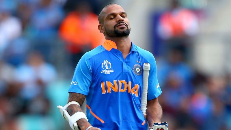Shikhar Dhawan ruled out of the ICC World Cup 2019