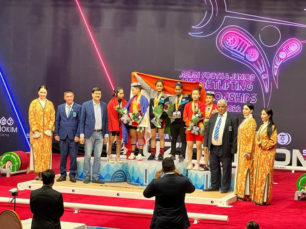 GOLD for India in Asian Youth and Junior Weightlif