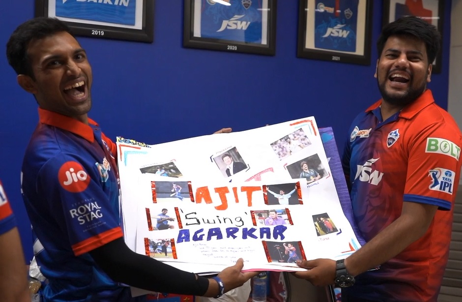 Delhi Capitals fans send gifts to their favorite stars
