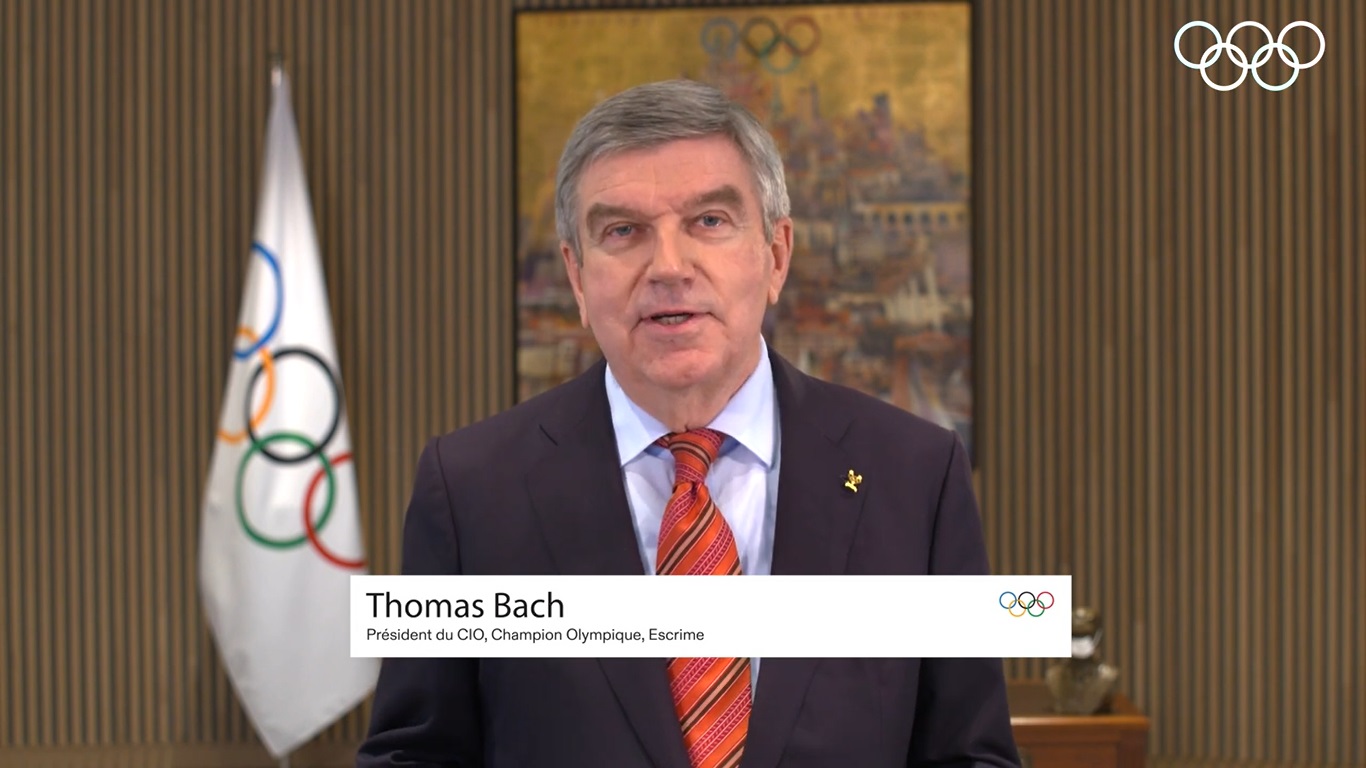 New Year's message 2022 from IOC President Thomas 