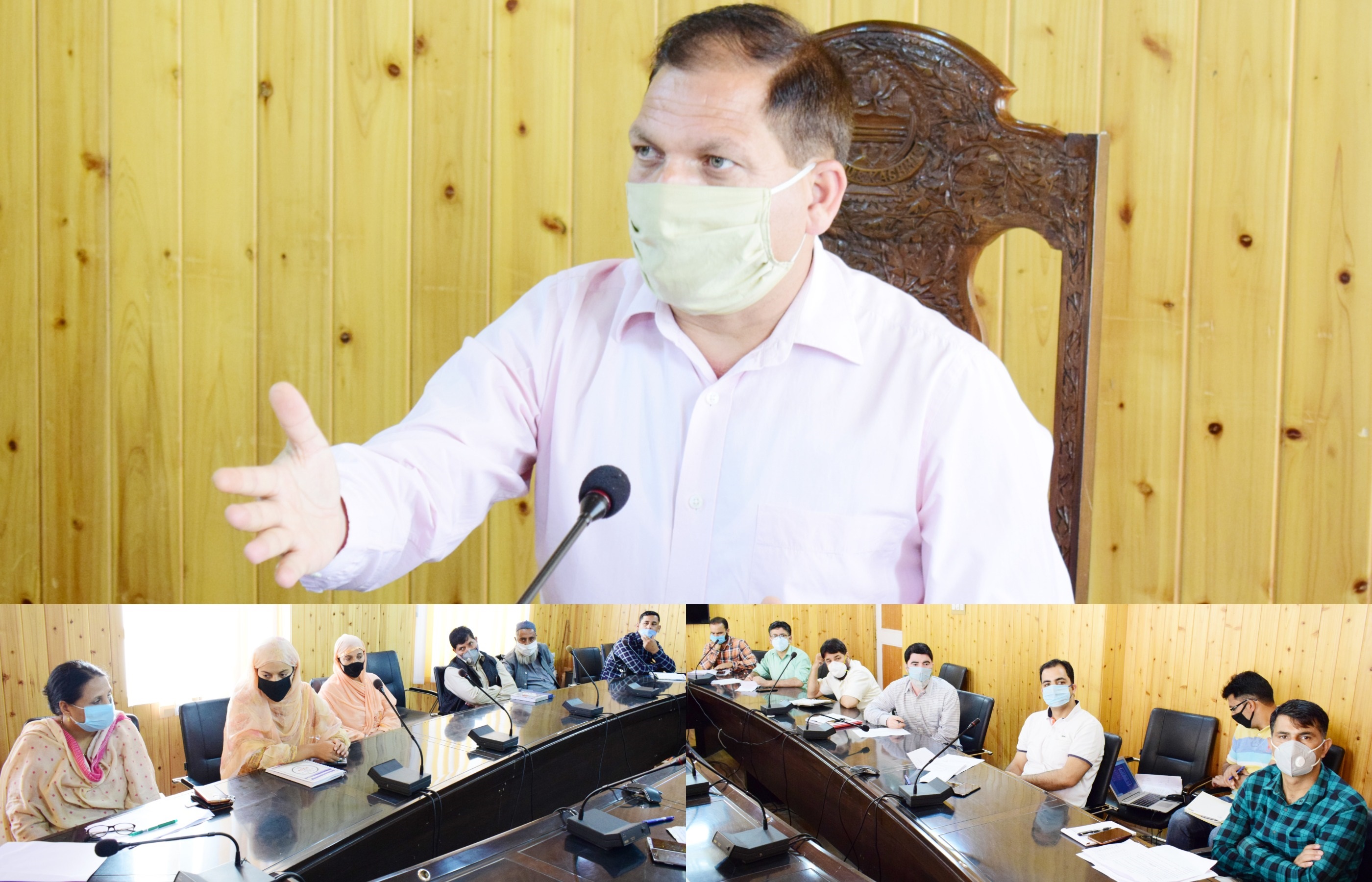 DDC Ganderbal reviews Functioning of RDD