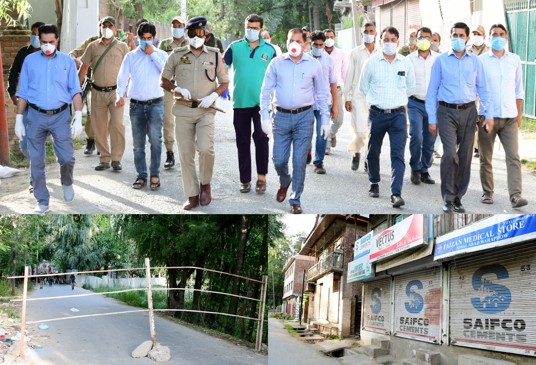 COVID-19 - DM Ganderbal visits Warpoo red zone area 