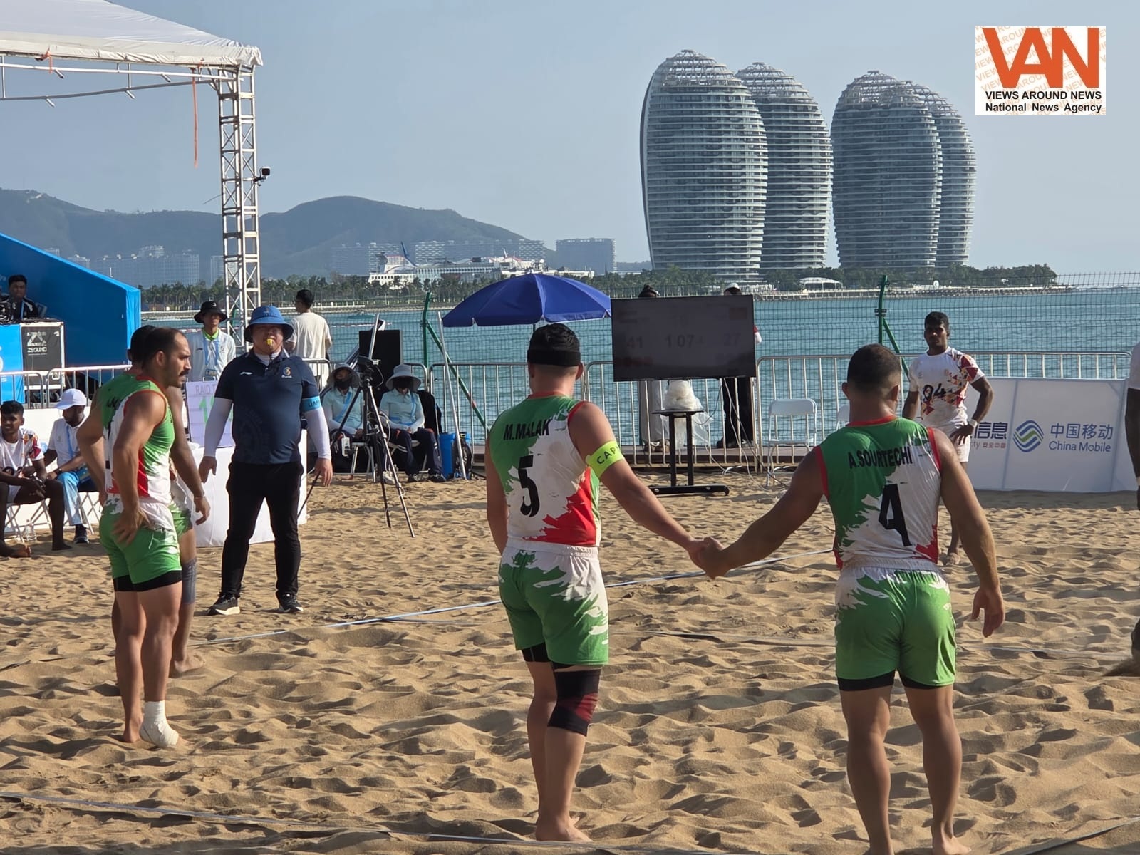 Iran beat Sri Lanka in the semi-final of Beach Kabaddi at Asian Beach Games 2026