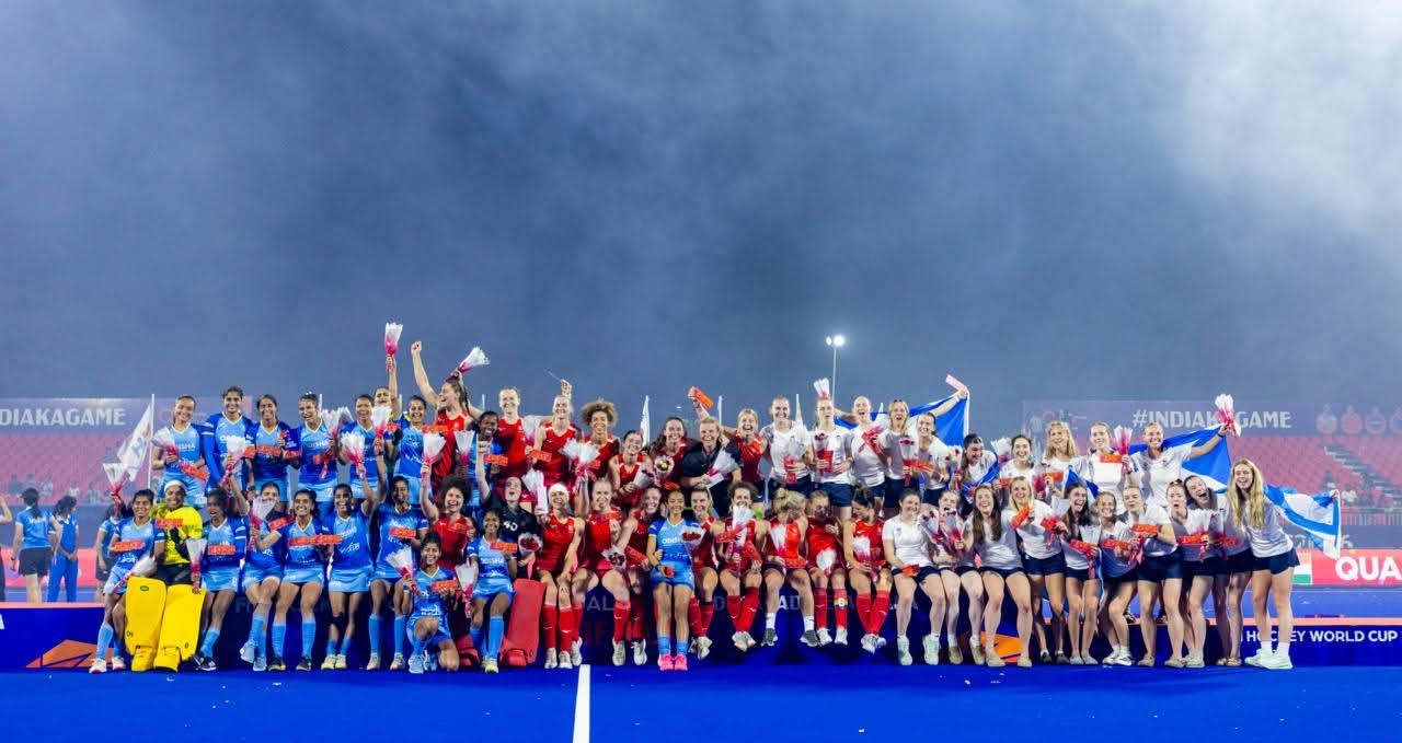 FIH President congratulated the teams qualifying to the World Cup in Hyderabad