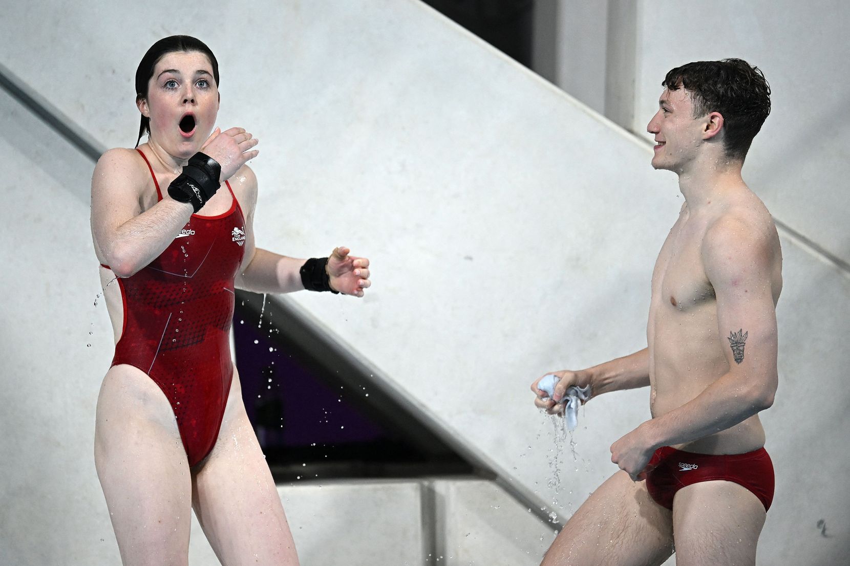 Spendolini-Sirieix and Williams win 10m synchro gold at Birmingham 2022