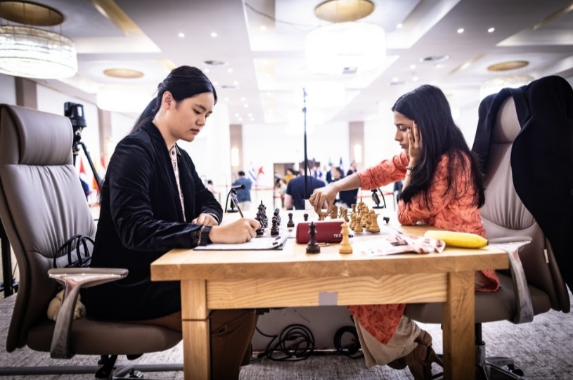 Lei Tingjie, Tan Zhongyi, Song Yuxin and Divya take the lead at FIDE Women’s World Cup Round of 16