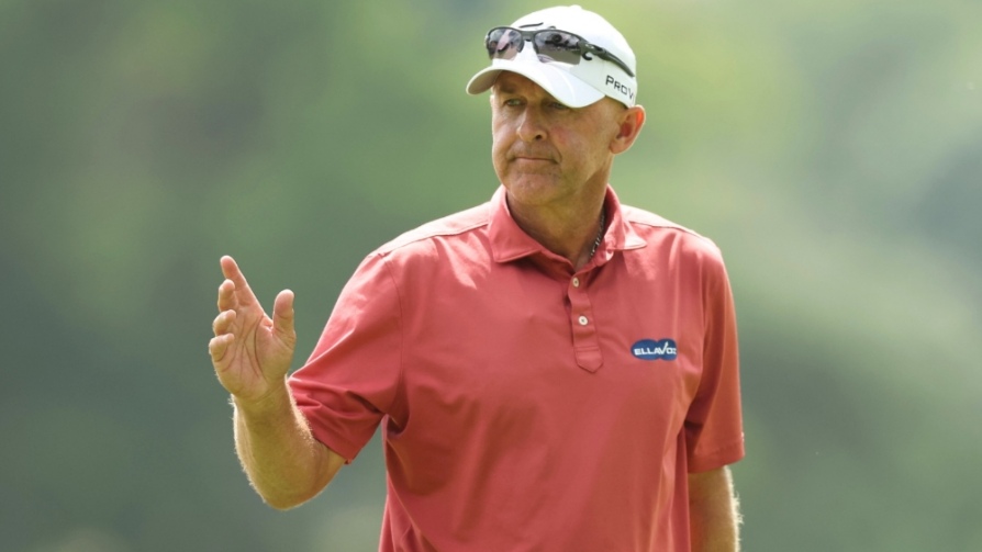 Four Aussies inside top 10 at halfway mark of Senior Open