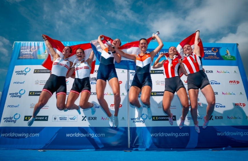 First day of finals at 2025 World Rowing Under 23 Championships delivers historic thrills
