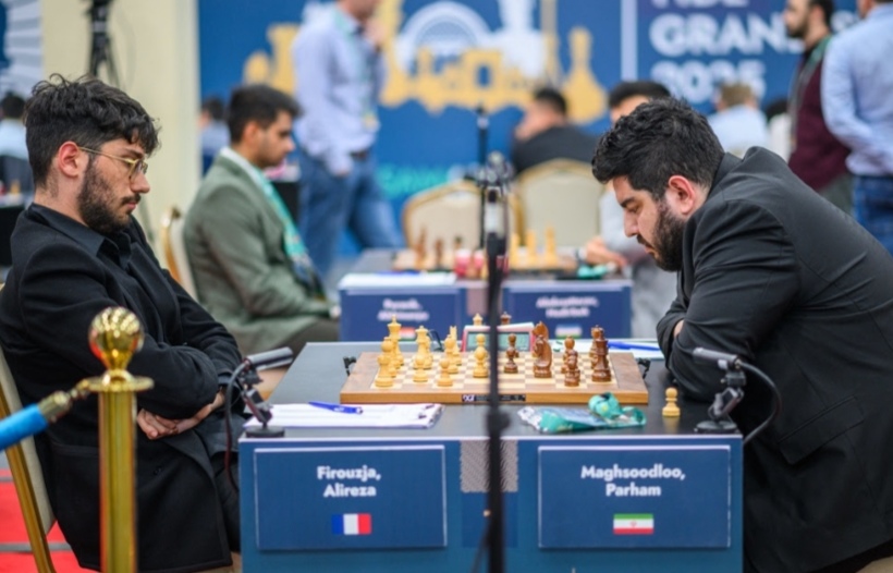 Maghsoodloo and Vaishali emerge as sole leaders at FIDE Grand Swiss 2025