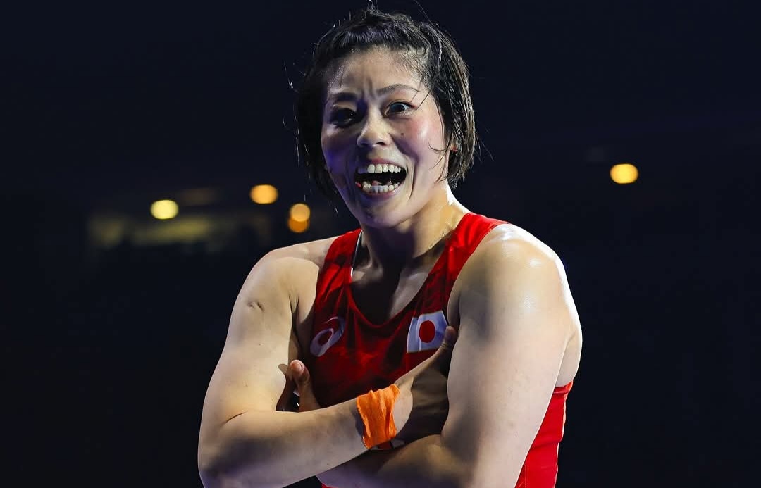 Miwa earned second world gold and fifth medal overall with a dominant run