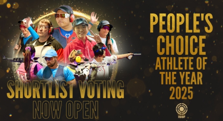 ISSF Athlete of the Year People's Choice Award is open for nominations until 9 November