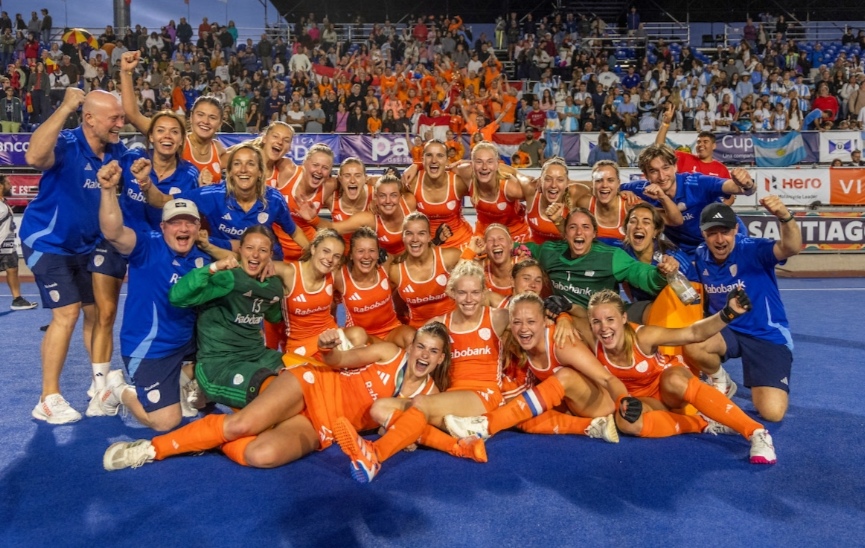 Netherlands seal third consecutive world title at the FIH Hockey Women’s Junior World Cup Santiago 2025 after defeating Argentina in the final