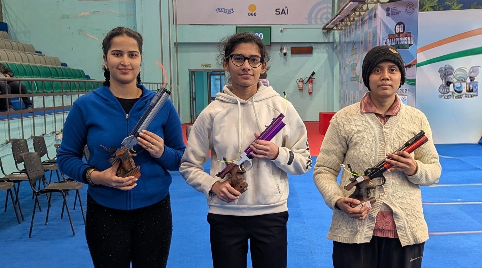 Sainyam and Gaurav win 10m Air Pistol T2 Finals