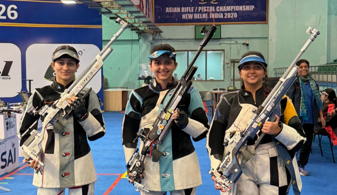 Divyansh Panwar, Khyati Chaudhary win 10m Air Rifle T3 finals, Anish Bhanwala wins 25m Rapid Fire Pistol finals