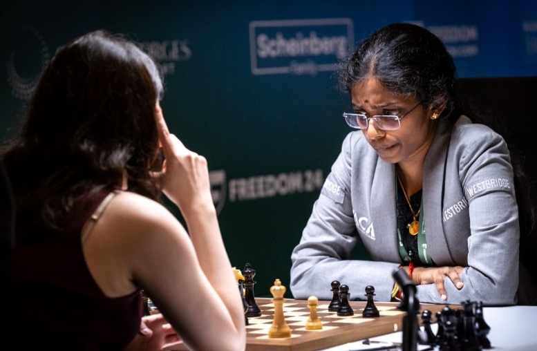 FIDE Candidates: Sindarov preserves lead as Vaishali takes command