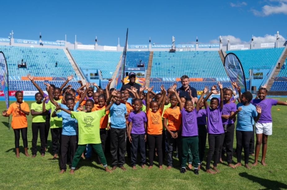 Tebogo launches Kids’ Athletics celebrations in Gaborone ahead of World Relays