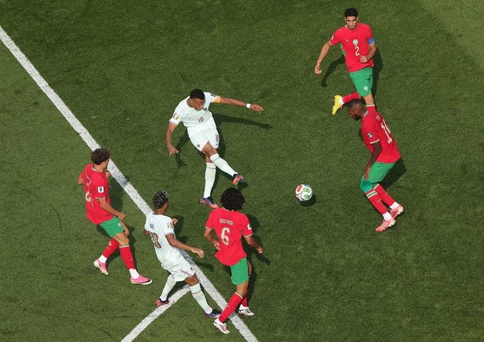 Mbappe overcame a first-half penalty miss to lead France into a third successive World Cup semi-final