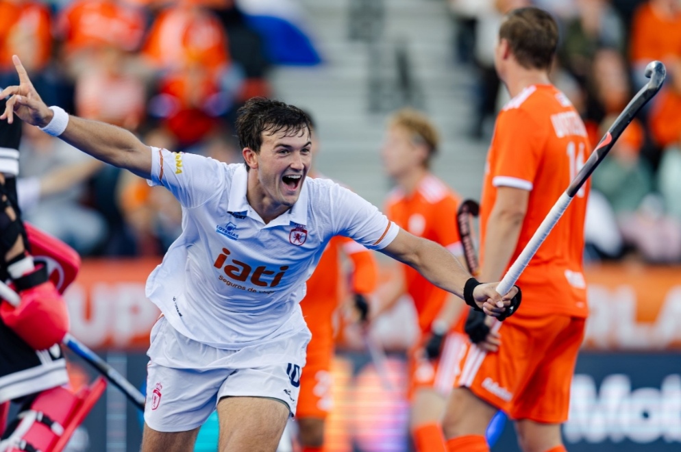 Spain’s men stun the Netherlands to book final date with defending champions Germany