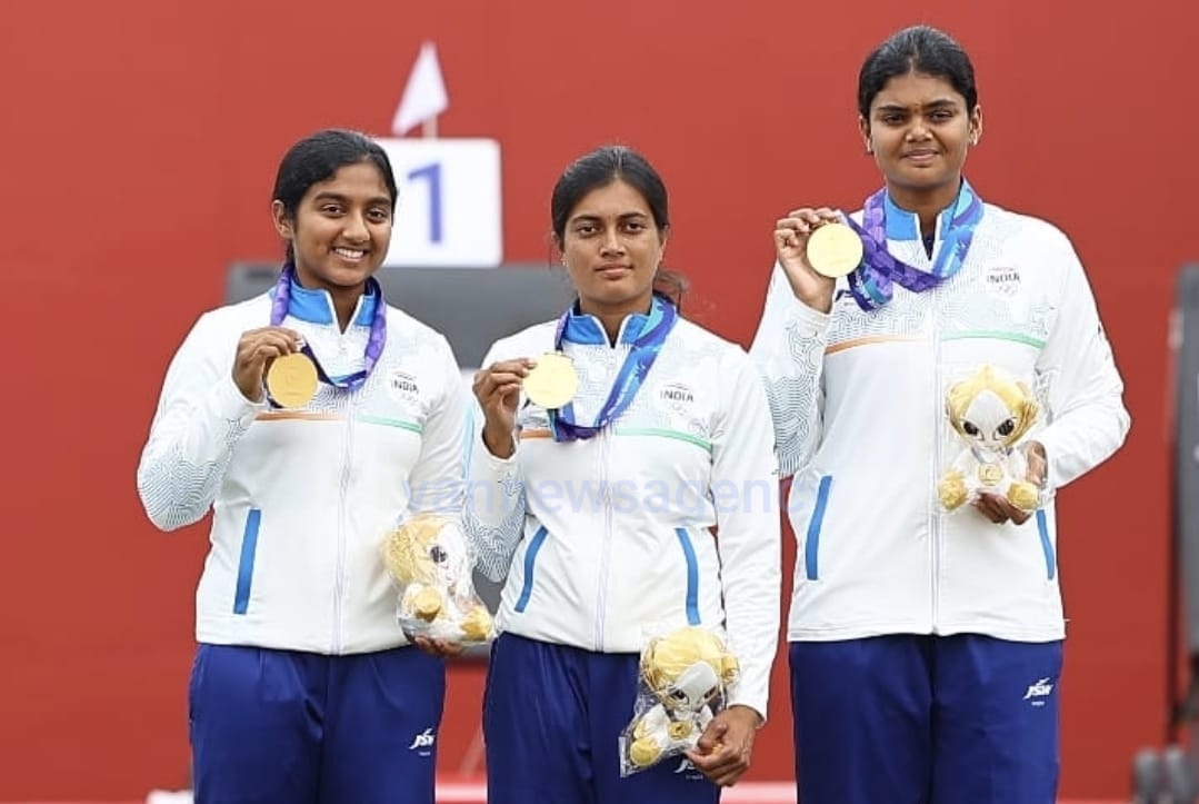 Day starts with Gold for India in Archery at Asian Games 2026