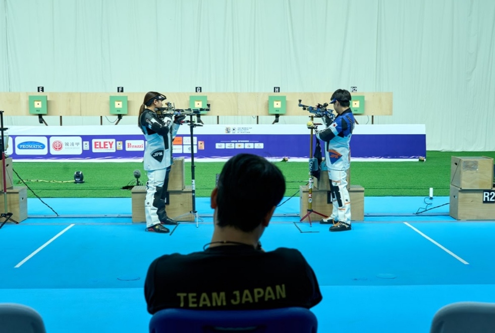 Japan wins 10m Air Rifle Mixed Team gold by 0.1 at the ISSF World Cup