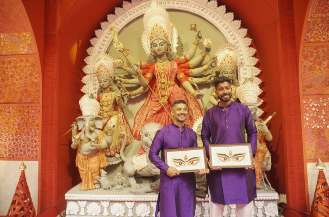 KKR bring the spirit of Pujo to life with a Knights Care Station and a series on eco-friendly Pujos; Rahul Tripathi & Saurabh Dubey go pandal-hopping in Kolkata