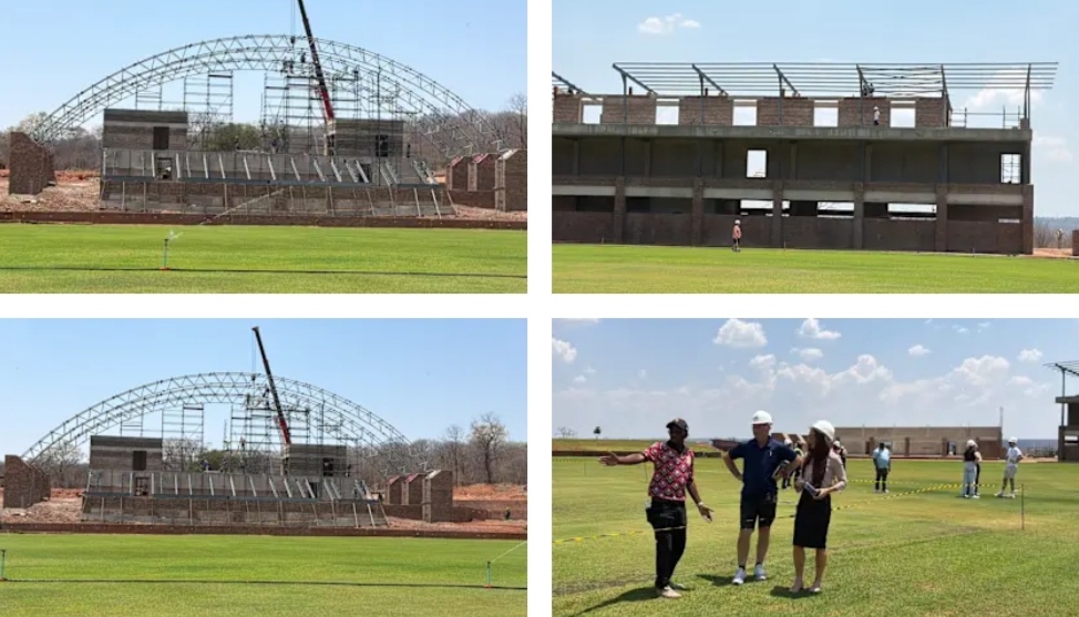 CWC27 preparations are going-on; Victoria Falls stadium in Zimbabwe nears completion