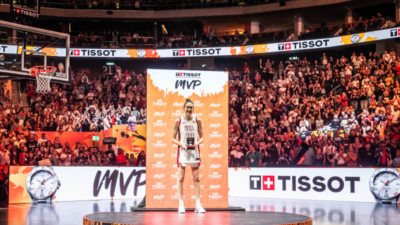 Breanna Stewart makes history as two-time Women's World Cup TISSOT MVP