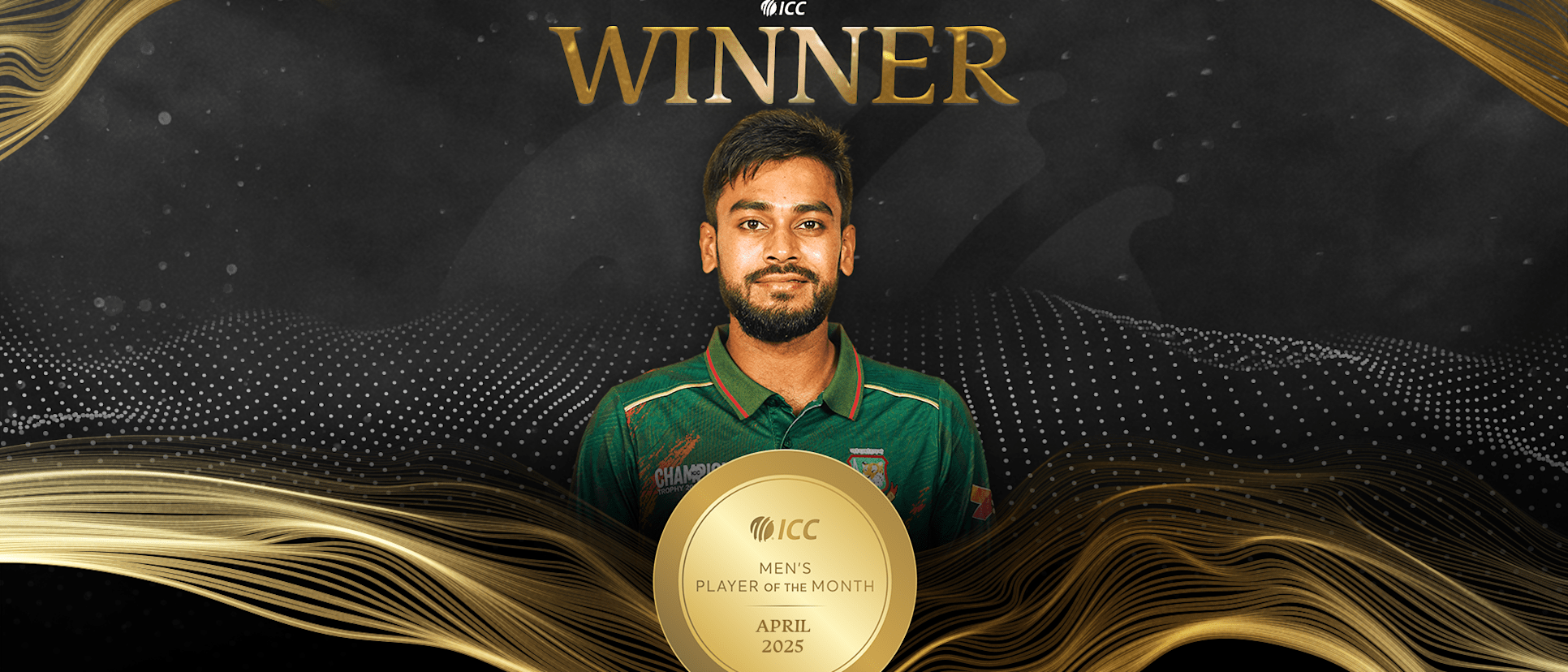 Mehidy and Bryce named ICC Players of the Month for April