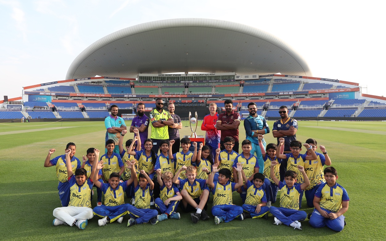 Abu Dhabi T10 2025 kicks off with Captains shoot and Super Fan interactions