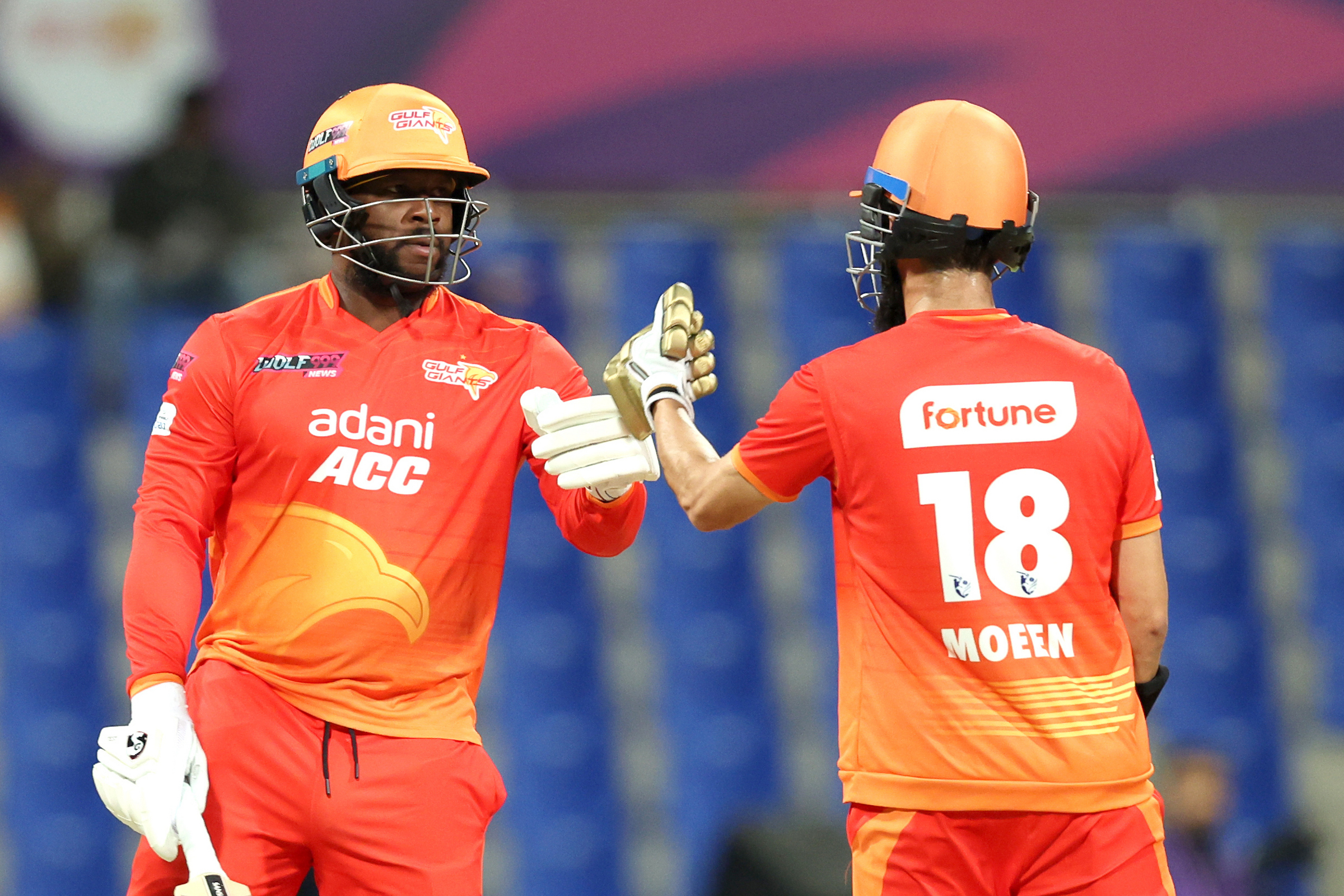 Pooran, Waseem put MI Emirates’ in playoffs after an emphatic eight-wicket win over Gulf Giants