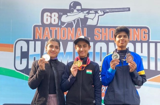 Addya wins junior women’s Trap title at National Championship