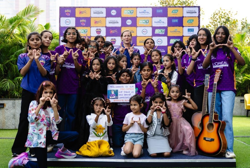 UP Warriorz Welcome Captain Meg Lanning with Heartwarming Surprise by Young Fans