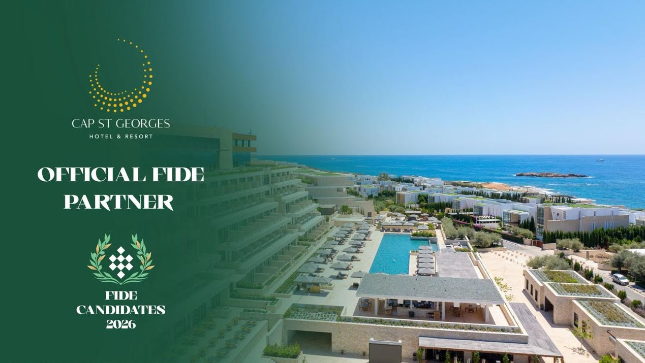 Cap St Georges Hotel & Resort becomes an official FIDE Partner for the 2026 Candidates