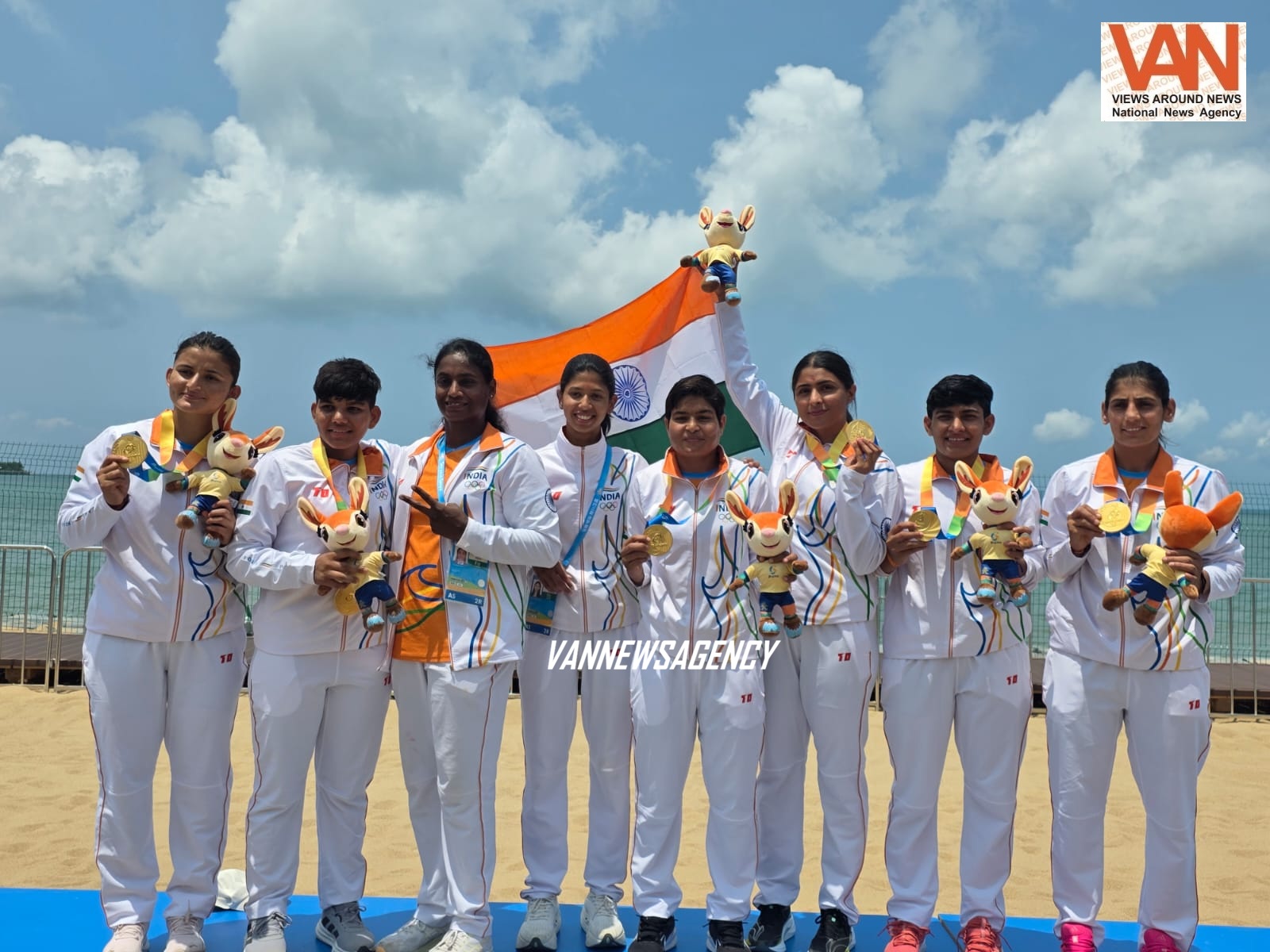 Indian girls won the GOLD in Asian Beach Kabaddi, Sri Lanka grab Silver while Bangladesh and Nepal got Bronze