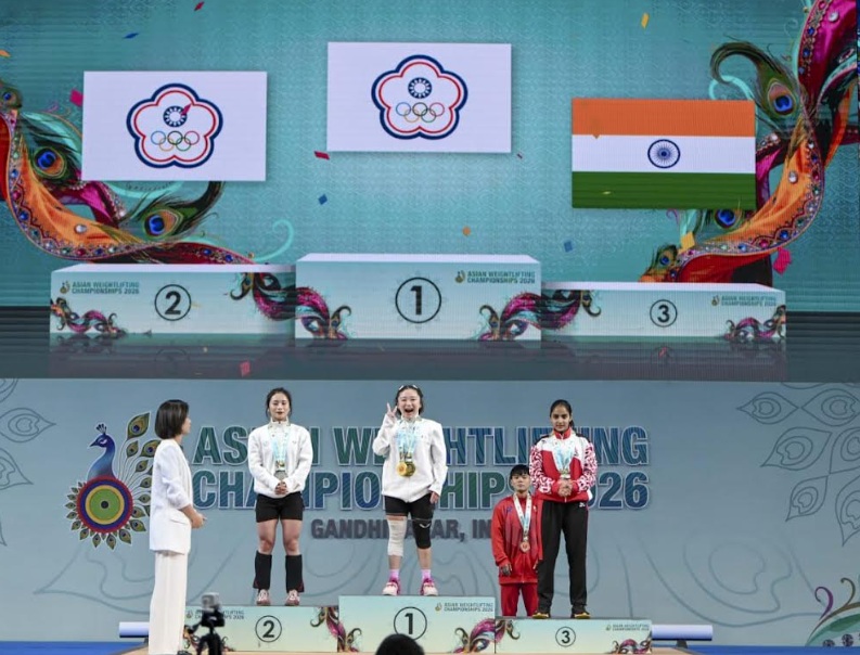 Bronze Medal Glory for Komal Kohar on opening day of 2026 Asian Senior Weightlifting Championships