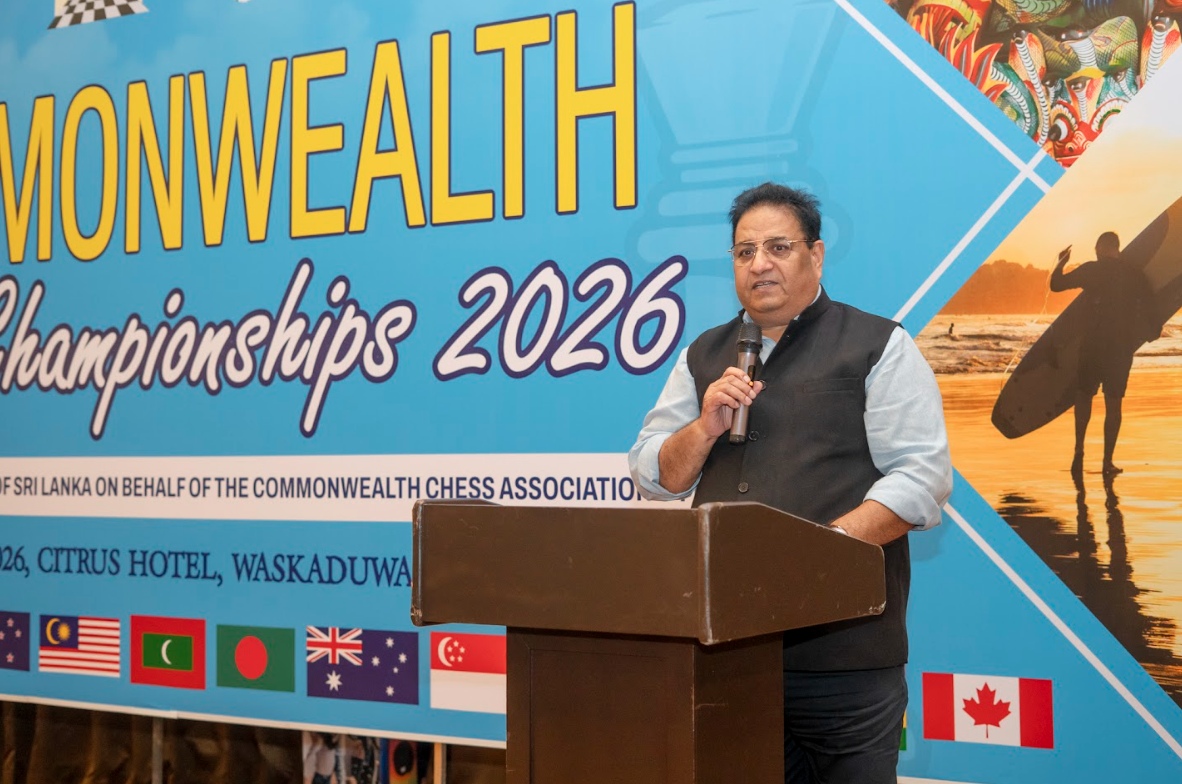 Bharat Singh Chauhan Re-Elected as Chairman of Commonwealth Chess Association