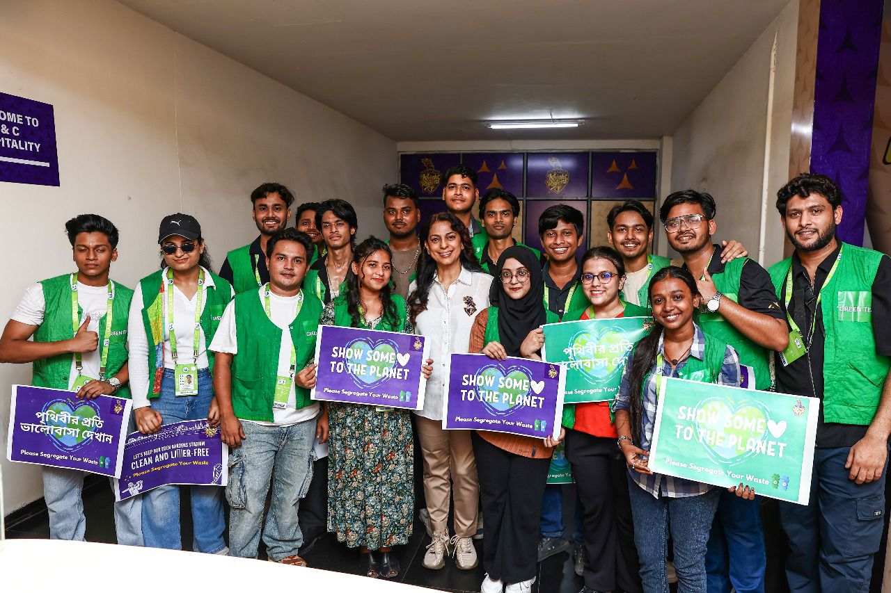 Kolkata Knight Riders Bat for Sustainability at Eden Gardens